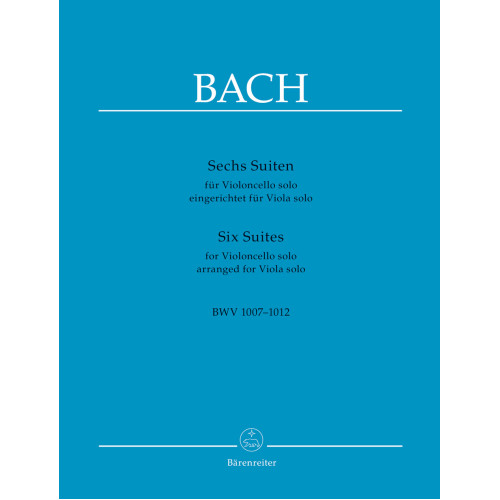 J. S. Bach - 6 suite pentru violă - BWV 1007-1012 (suita pentru violoncel solo transcrisă la violă)