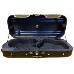 Cutie pentru două viori 4/4 - dreptunghiular Cutie pentru două viori 4/4 - dreptunghiular