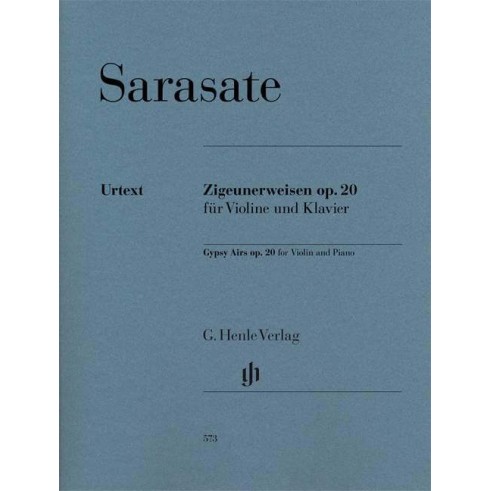 Pablo Sarasate - Zigeunerweisen - Gipsy Air - Melodii Lăutărești, Op. 20 pentru vioară și pian