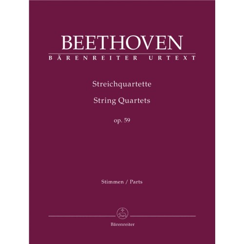 Ludwig van Beethoven - Cvartetele numerele 7, 8, și 9, "Razumovski", Op 59