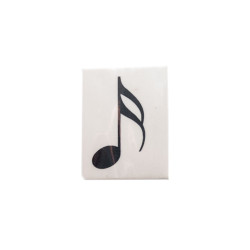Radieră cu notă muzicală sau cheia sol Radieră cu notă muzicală sau cheia sol